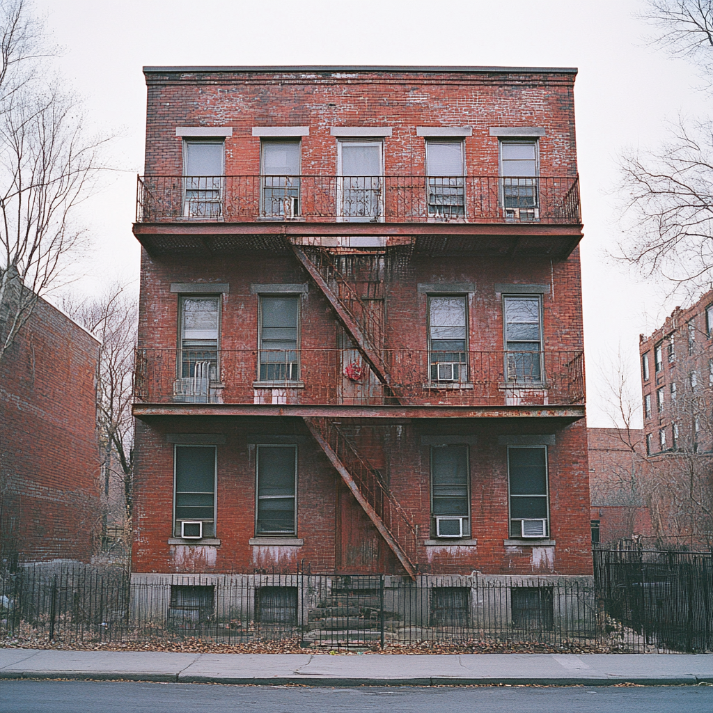 A rundown apartment building | Source: no source