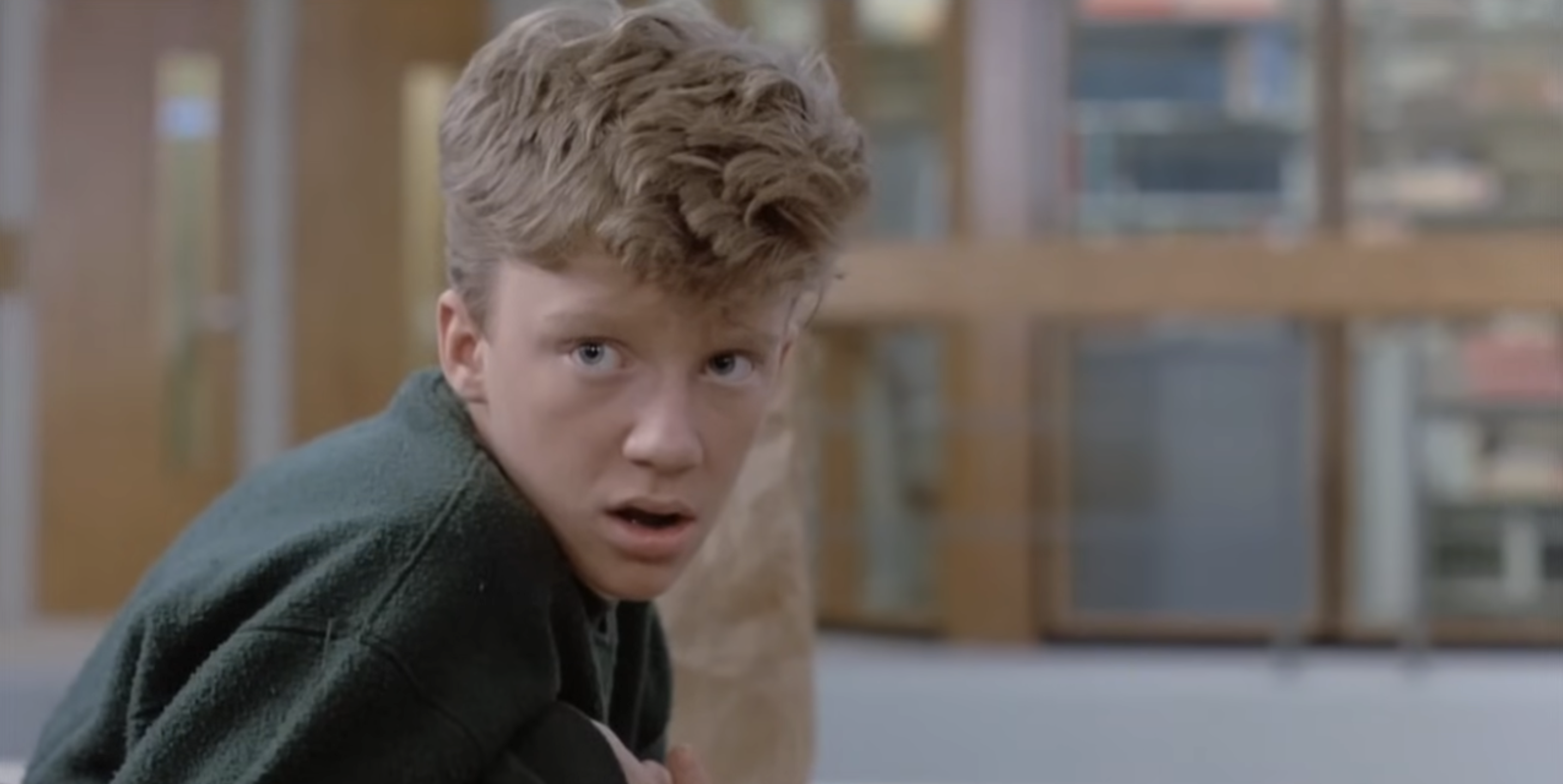 Anthony Michael Hall as Brian Johnson in a scene from "The Breakfast Club" dated June 16, 2011 | Source: YouTube/@MOVIECLIPS