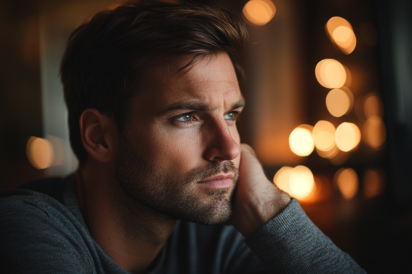 A troubled man | Source: No source