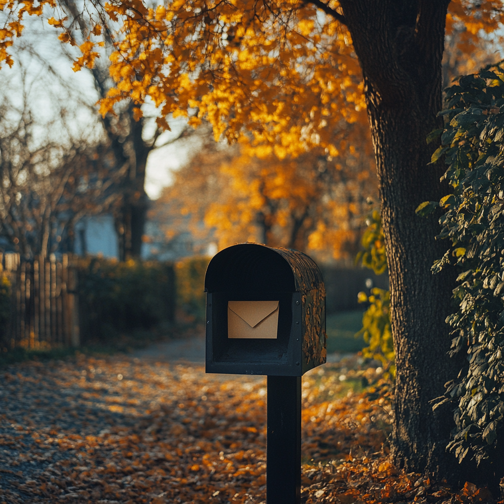 An envelope in a mailbox | Source: No source