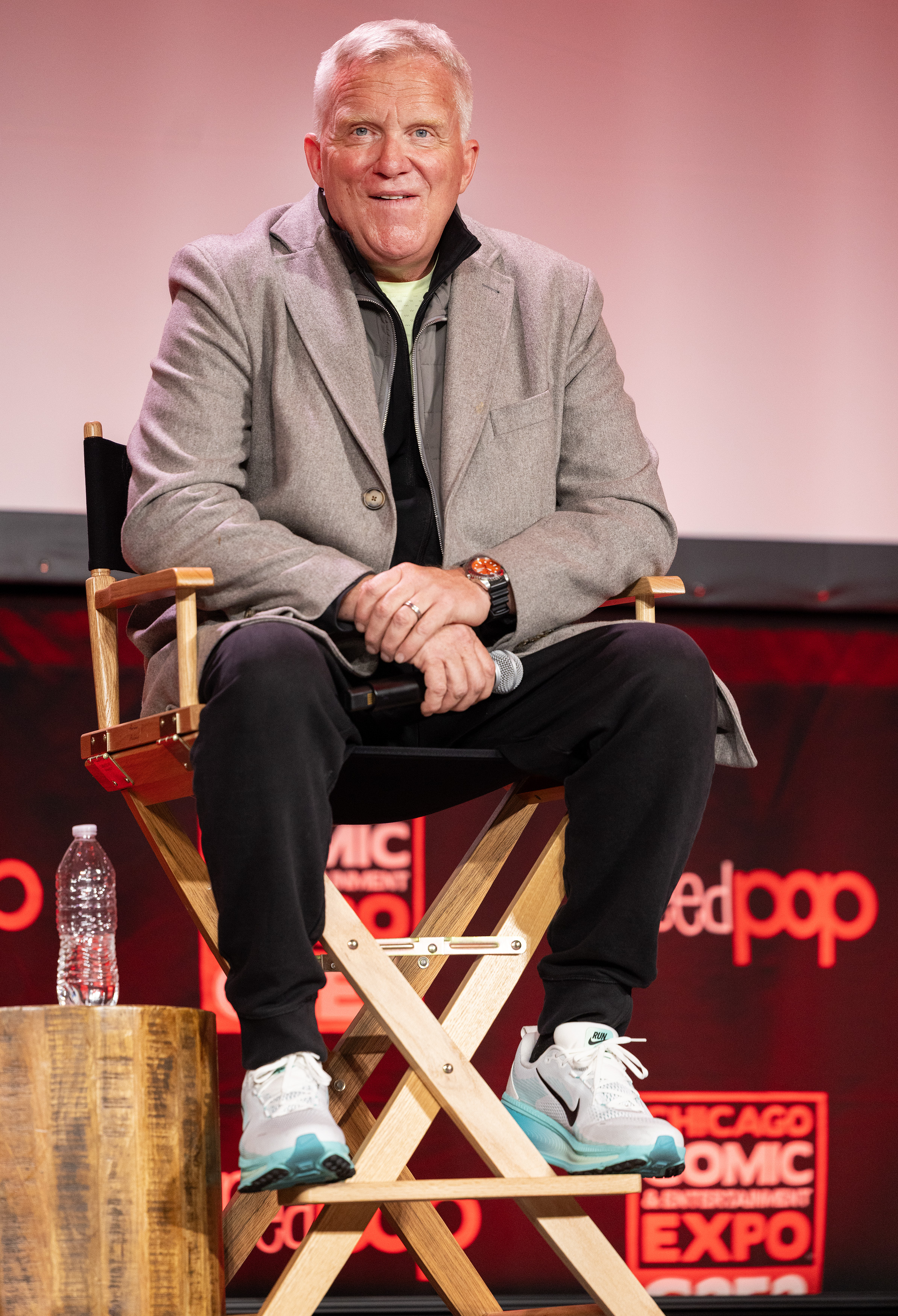 Anthony Michael Hall during C2E2 on the main stage for the "Don’t You Forget About Me: The Breakfast Club 40th Anniversary Reunion" on April 12, 2025 | Source: Getty Images