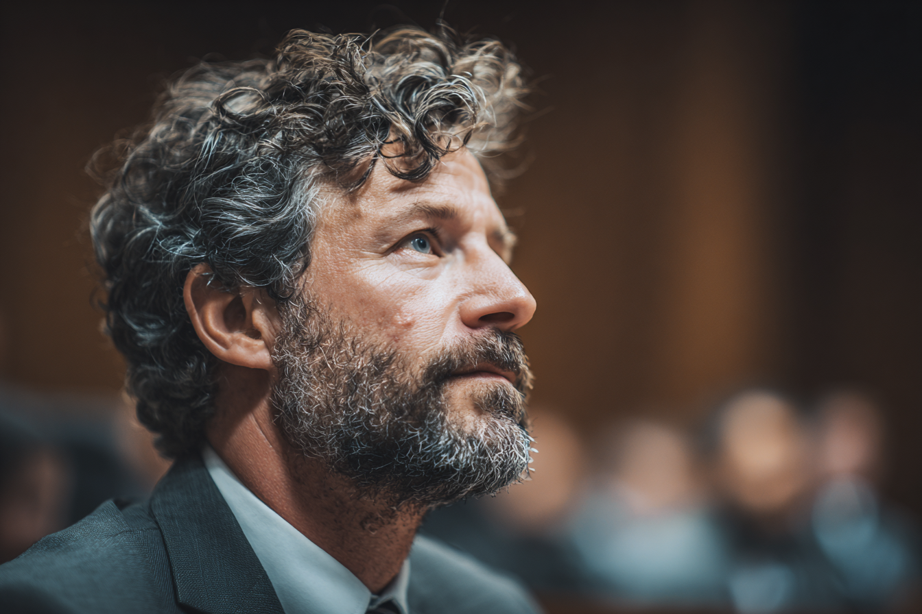 Close-up shot of an attorney in a courtroom | Source: No source