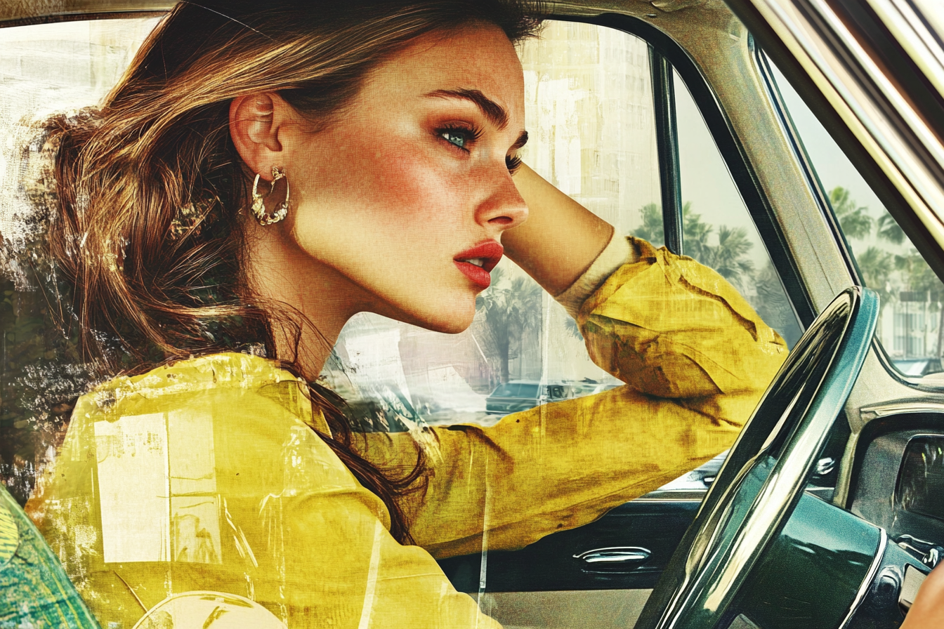 A woman in her car | Source: No source