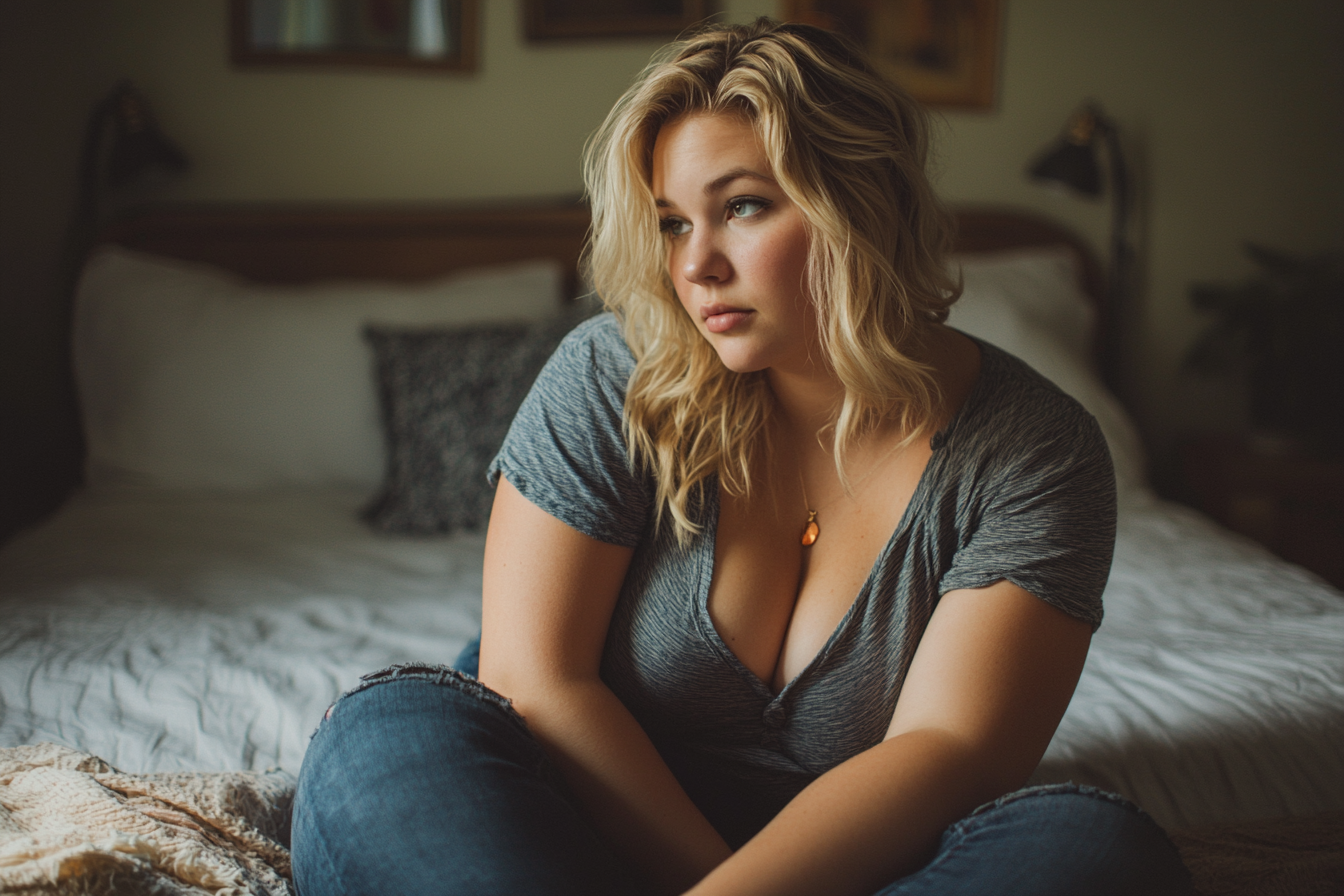 A woman in her bedroom | Source: no source