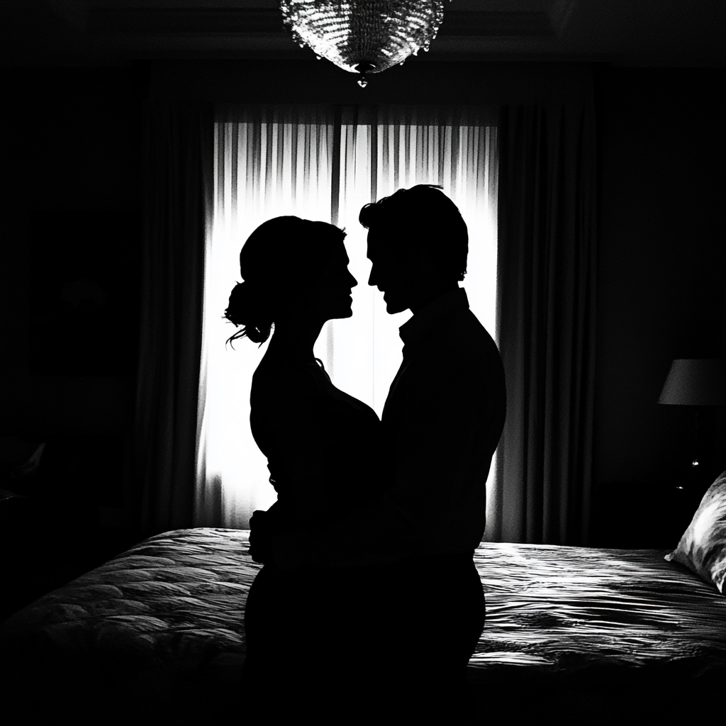 A silhouette of a couple | Source: No source