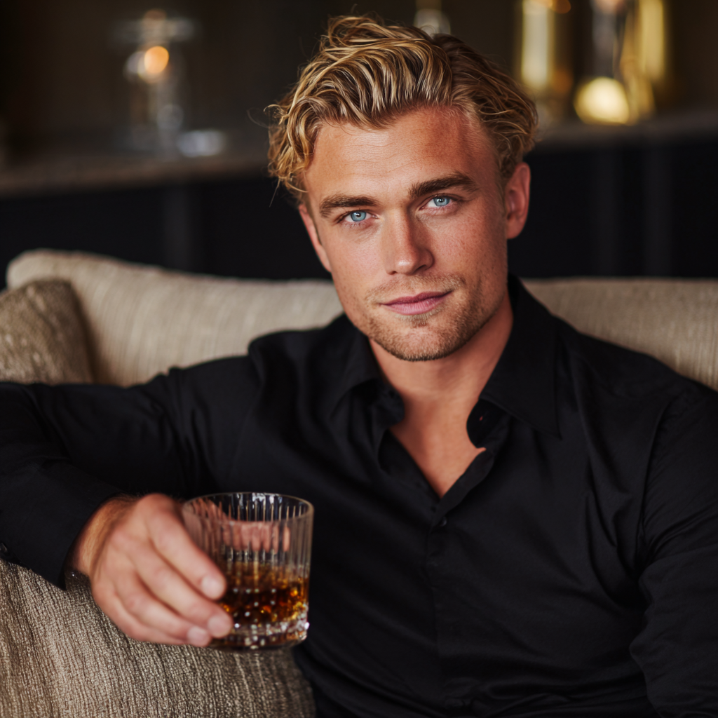 A man sitting on a couch | Source: no source