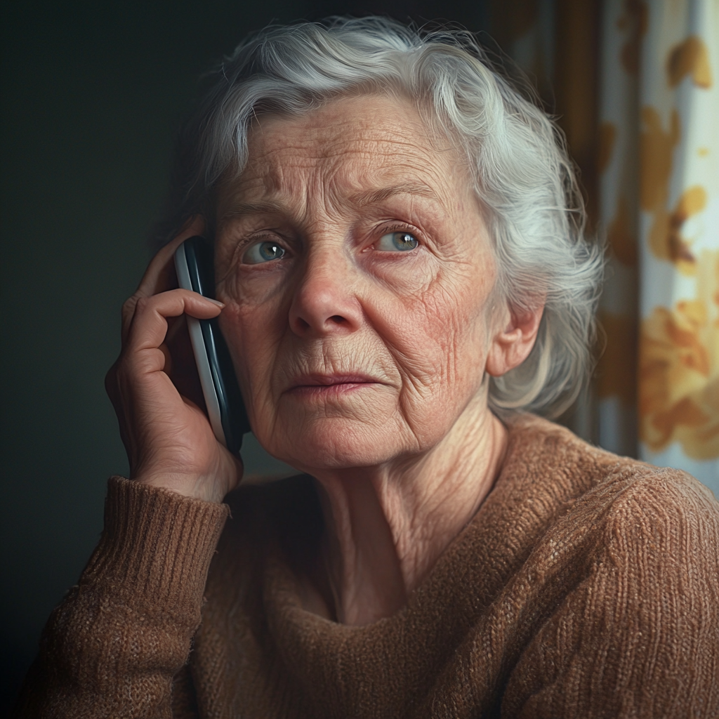 A woman talking on the phone | Source: no source