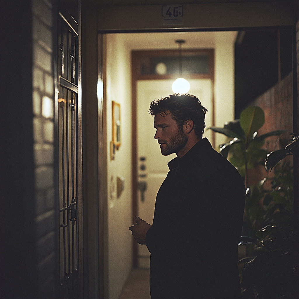 A man knocking on a door | Source: No source
