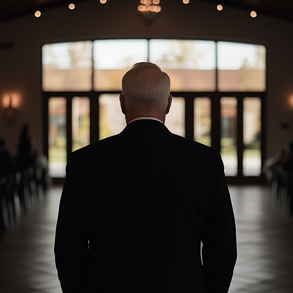 A back-view shot of a man walking away | Source: no source