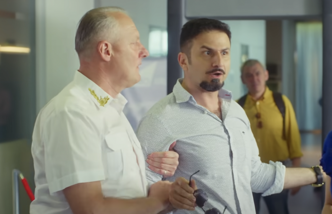 Man getting arrested at airport | Source: YouTube / LOVEBUSTER