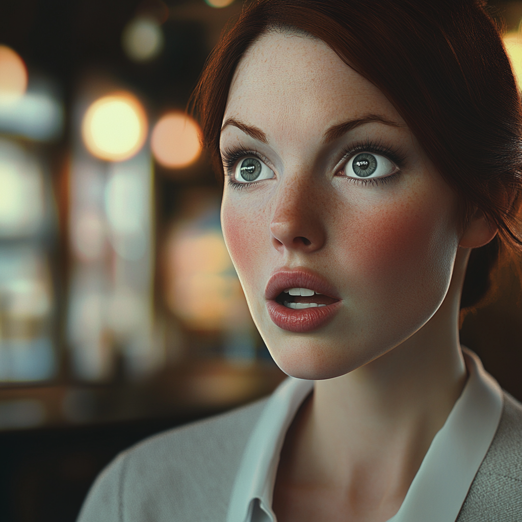 A stunned woman | Source: no source