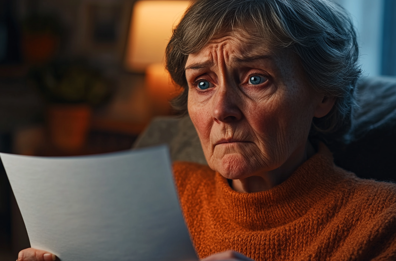 A woman reading a letter | Source: no source
