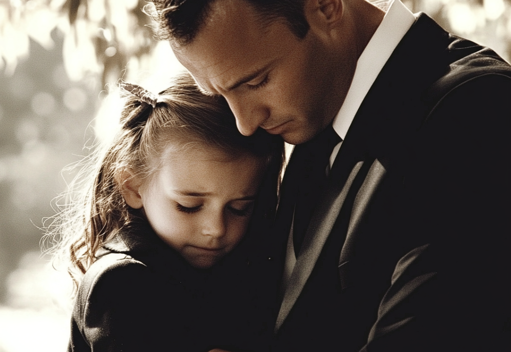 A man hugging his daughter | Source: No source