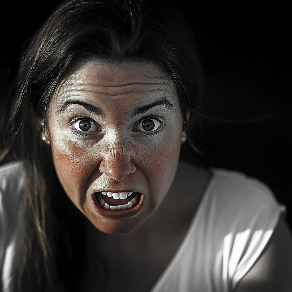 An angry woman | Source: No source