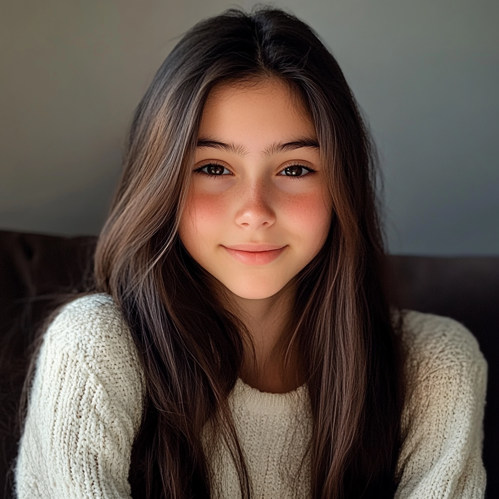 A smiling teenage girl | Source: no source