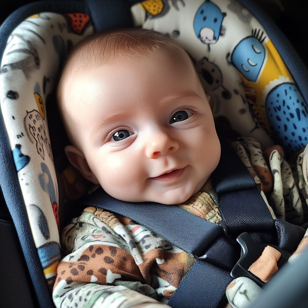 A smiling baby boy | Source: no source