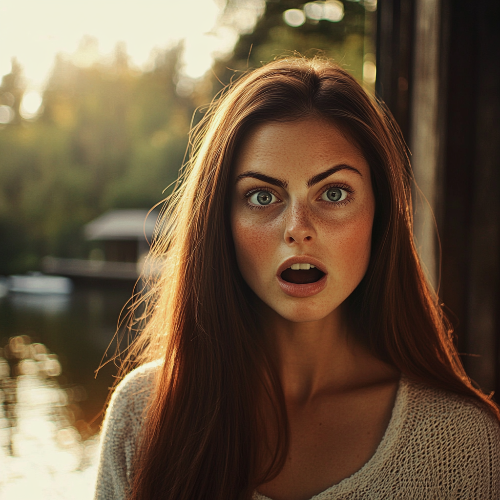 A stunned woman | Source: No source