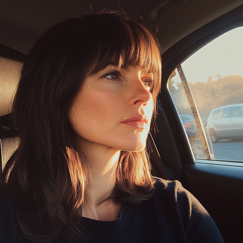 A woman driving a car | Source: no source