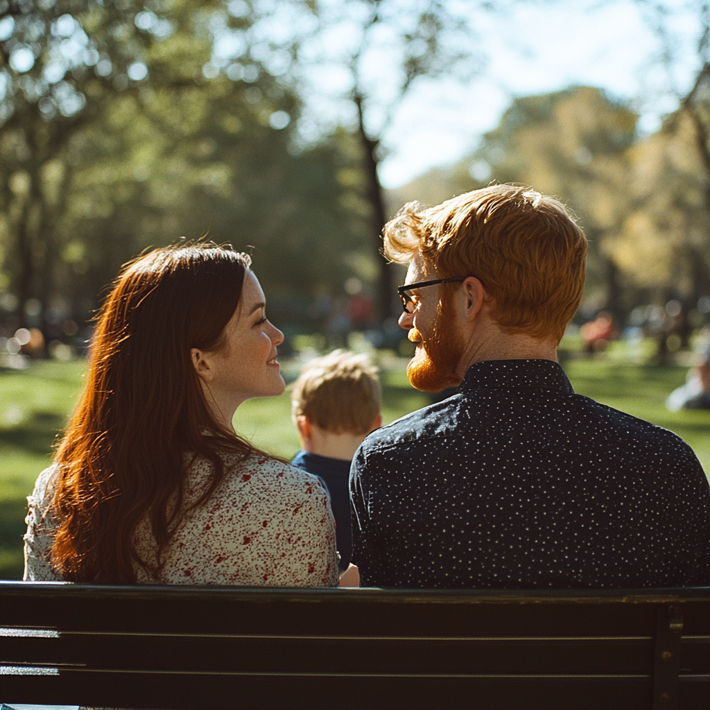 A happy couple at the park | Source: No source