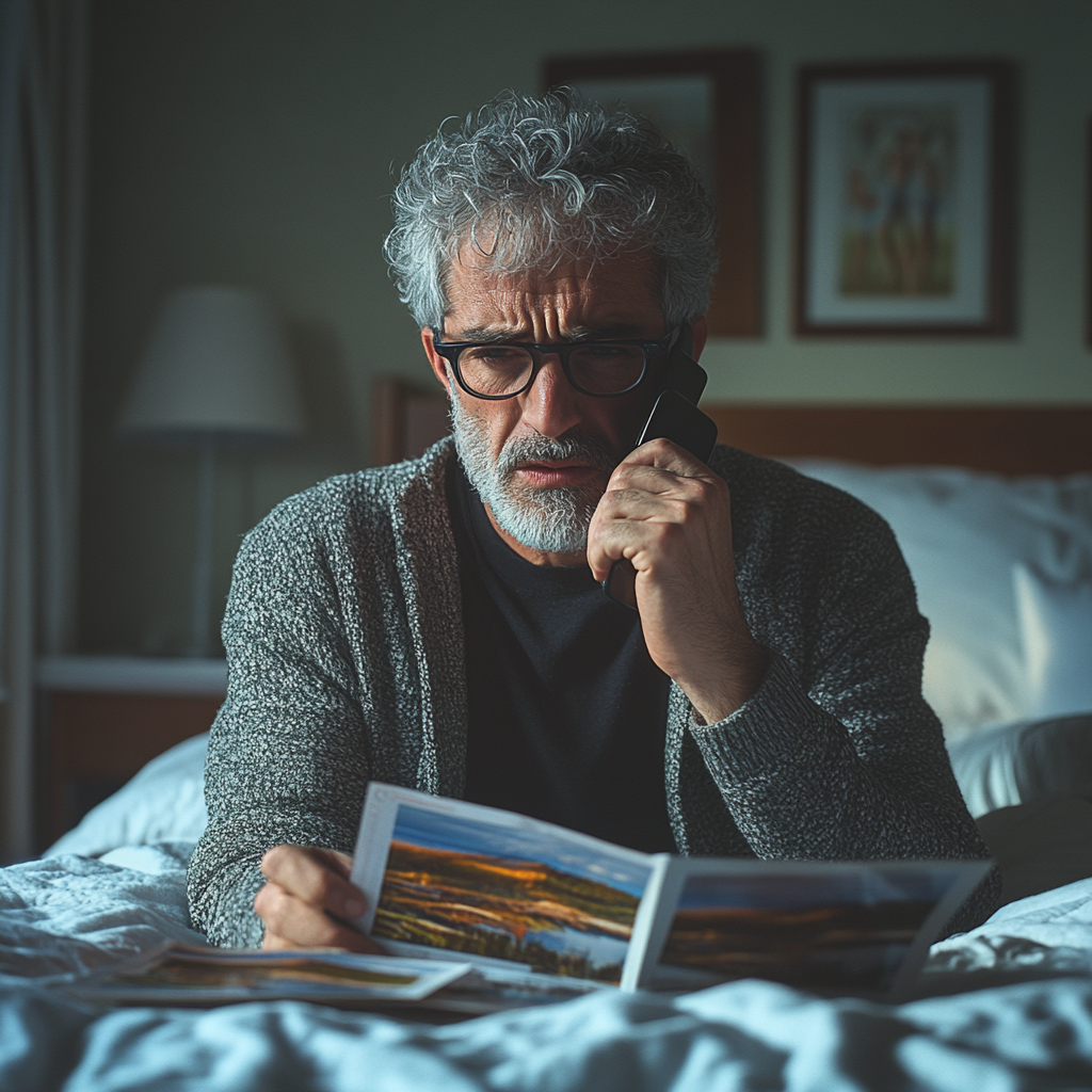 An angry man on the phone | Source: No source