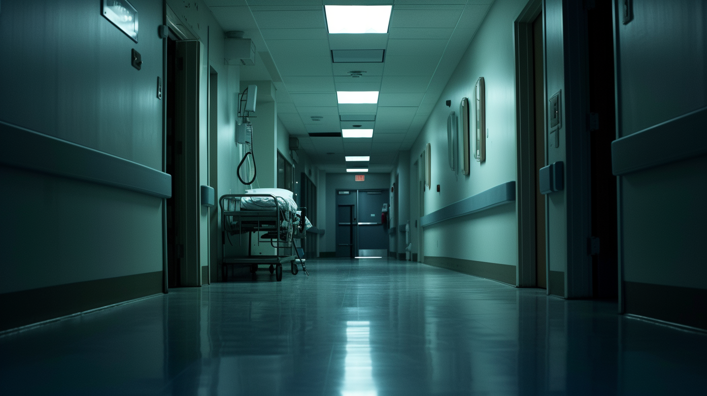 A hospital hallway | Source: No source