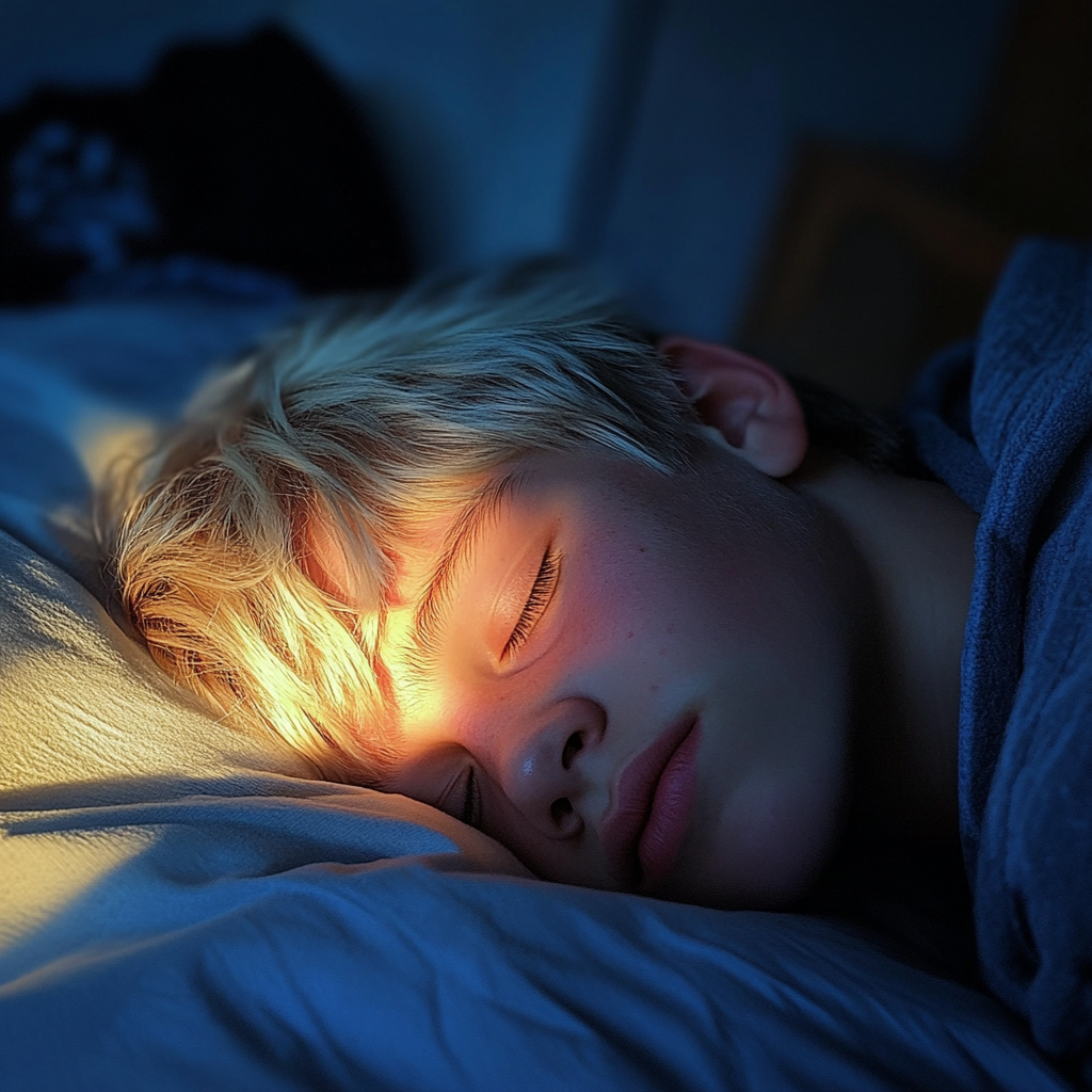 A sleeping boy | Source: no source