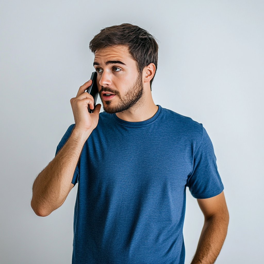 A man talking on the phone | Source: No source