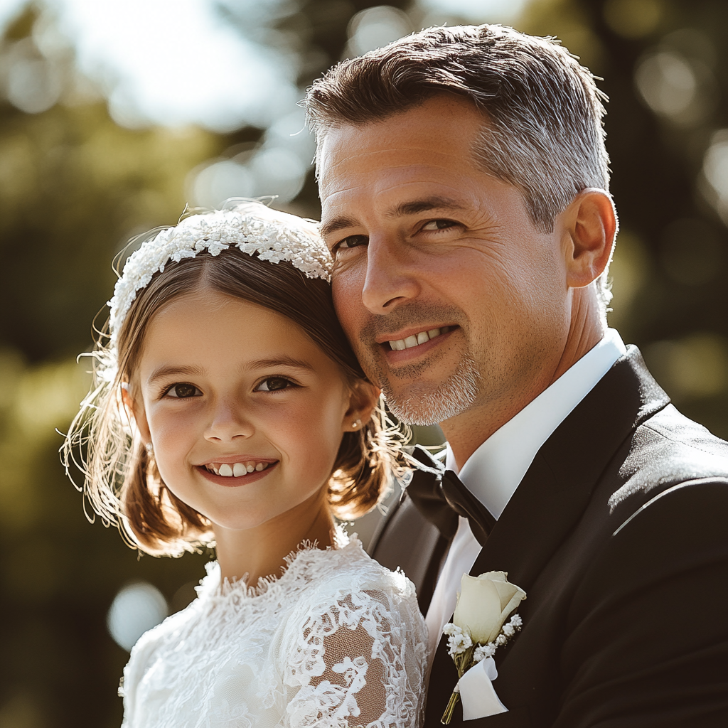 Dad bonding with his daughter | Source: no source