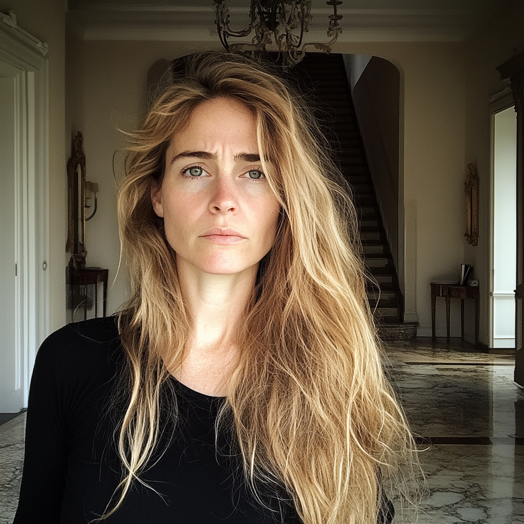 A frowning woman | Source: no source