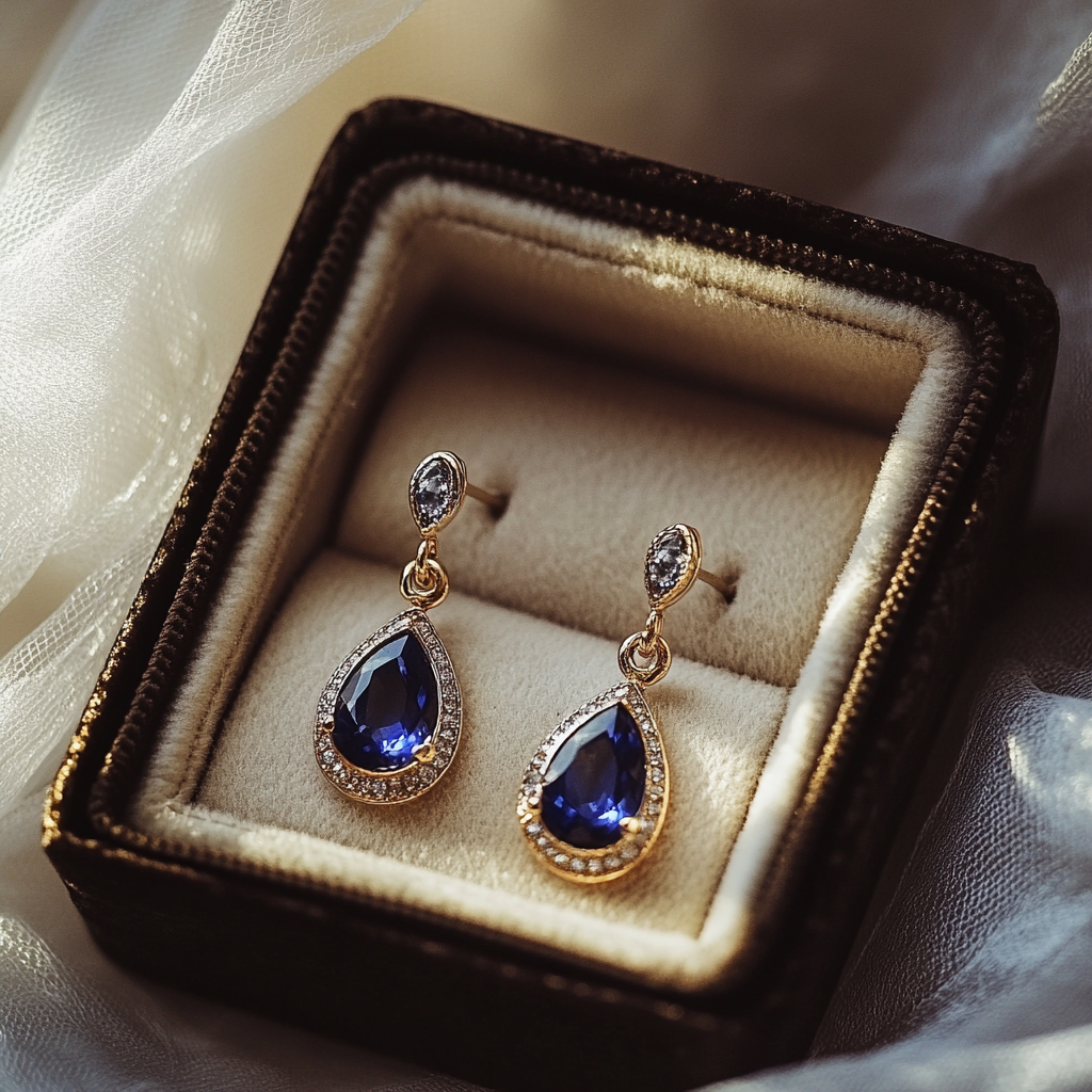 Earrings in a box | Source: No source