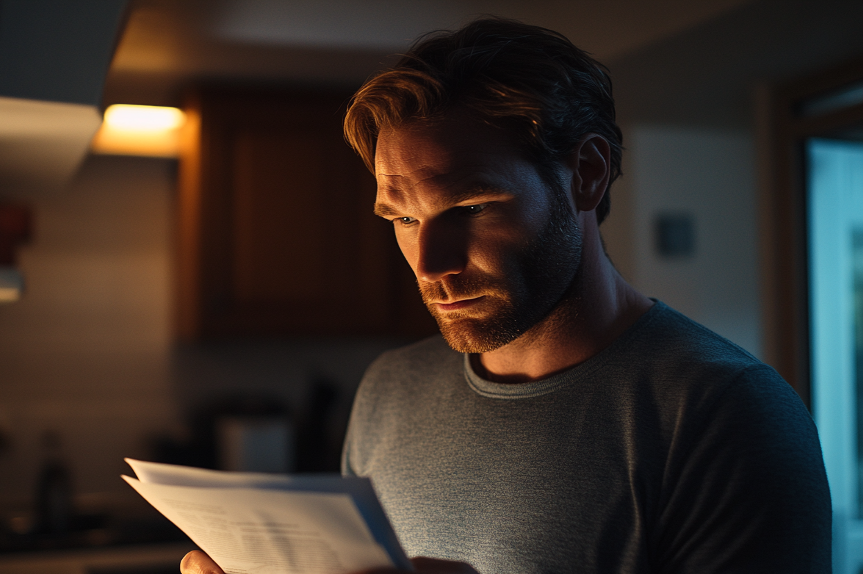A man reading documents | Source: no source