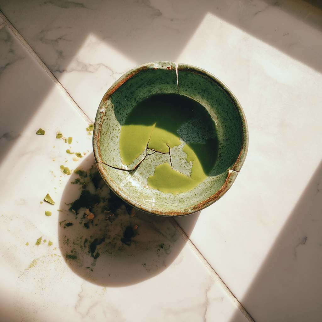 A broken soup bowl | Source: no source