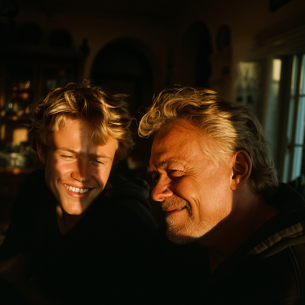A happy father and son | Source: No source