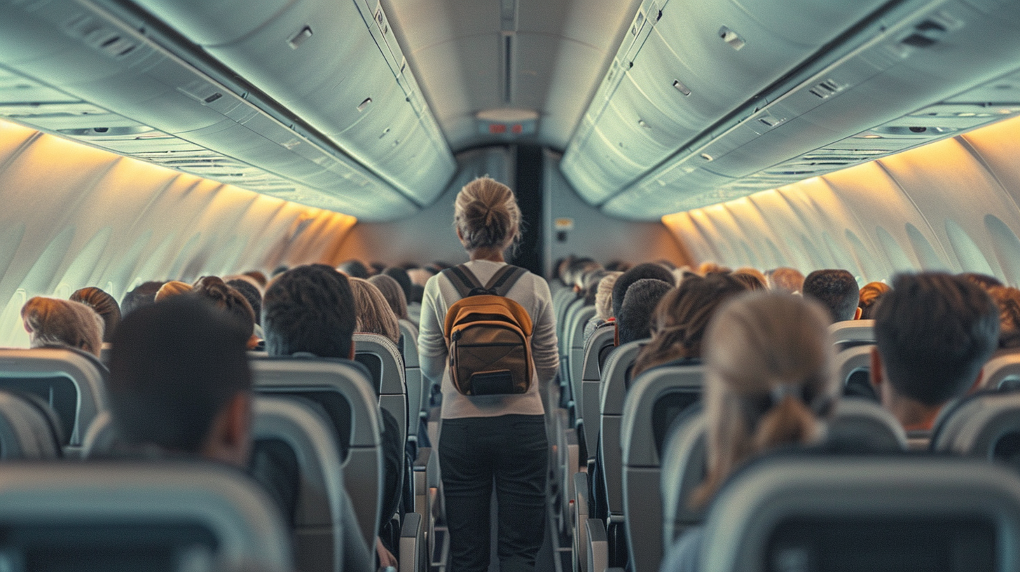 People on a flight | Source: No source