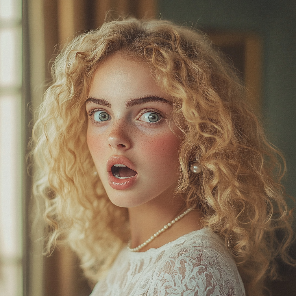 A bride overwhelmed with surprise | Source: No source