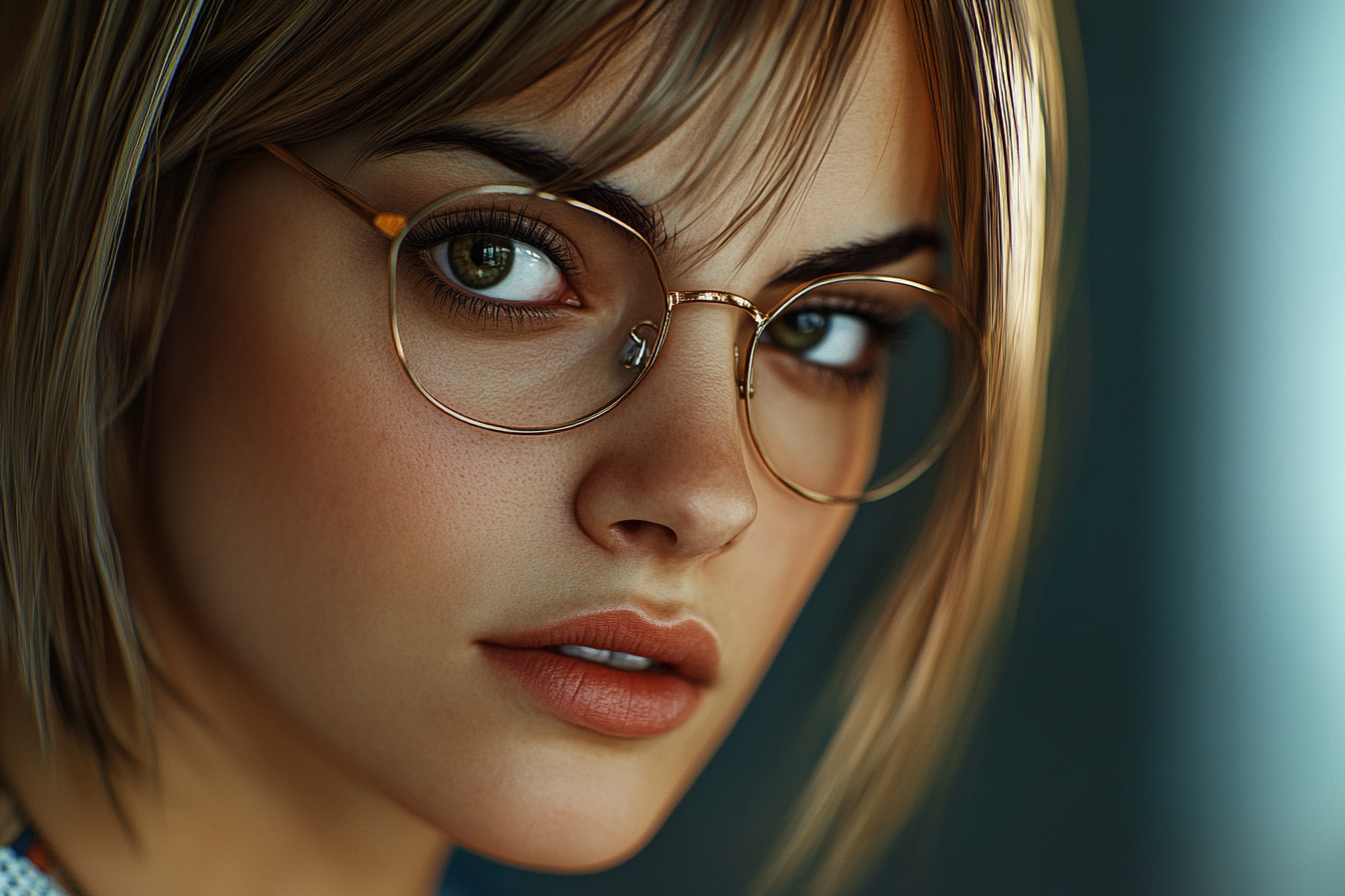 A woman looking straight ahead | Source: No source