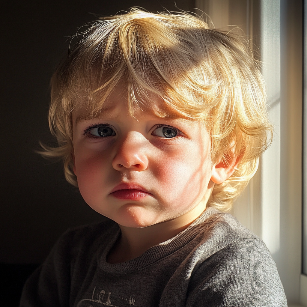 An upset little boy | Source: No source