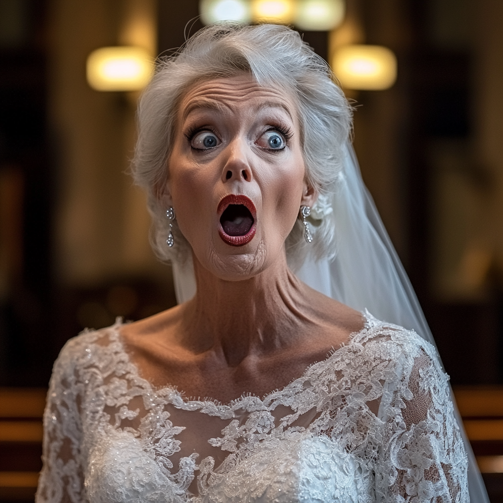 A shocked bride at the altar | Source:  no source
