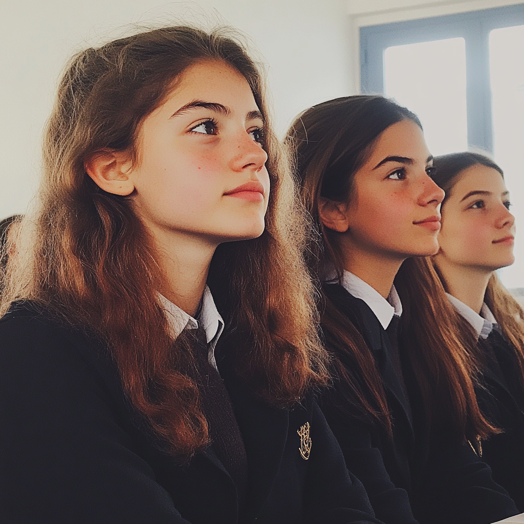 A group of schoolgirls | Source: No source