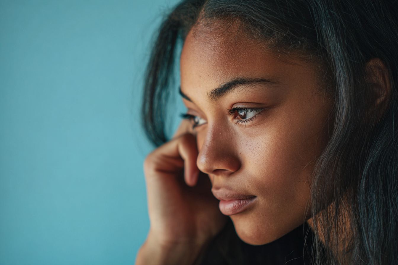 A thoughtful teen girl | Source: No source