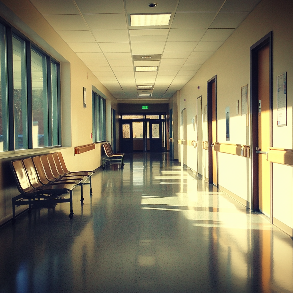 A corridor in a hospital | Source: no source