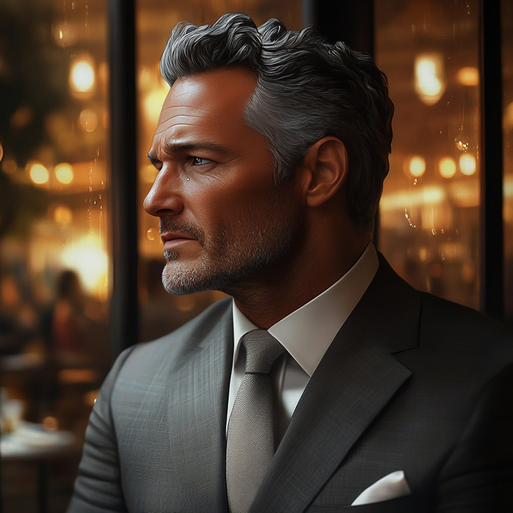 An emotional man looking outside | Source: no source