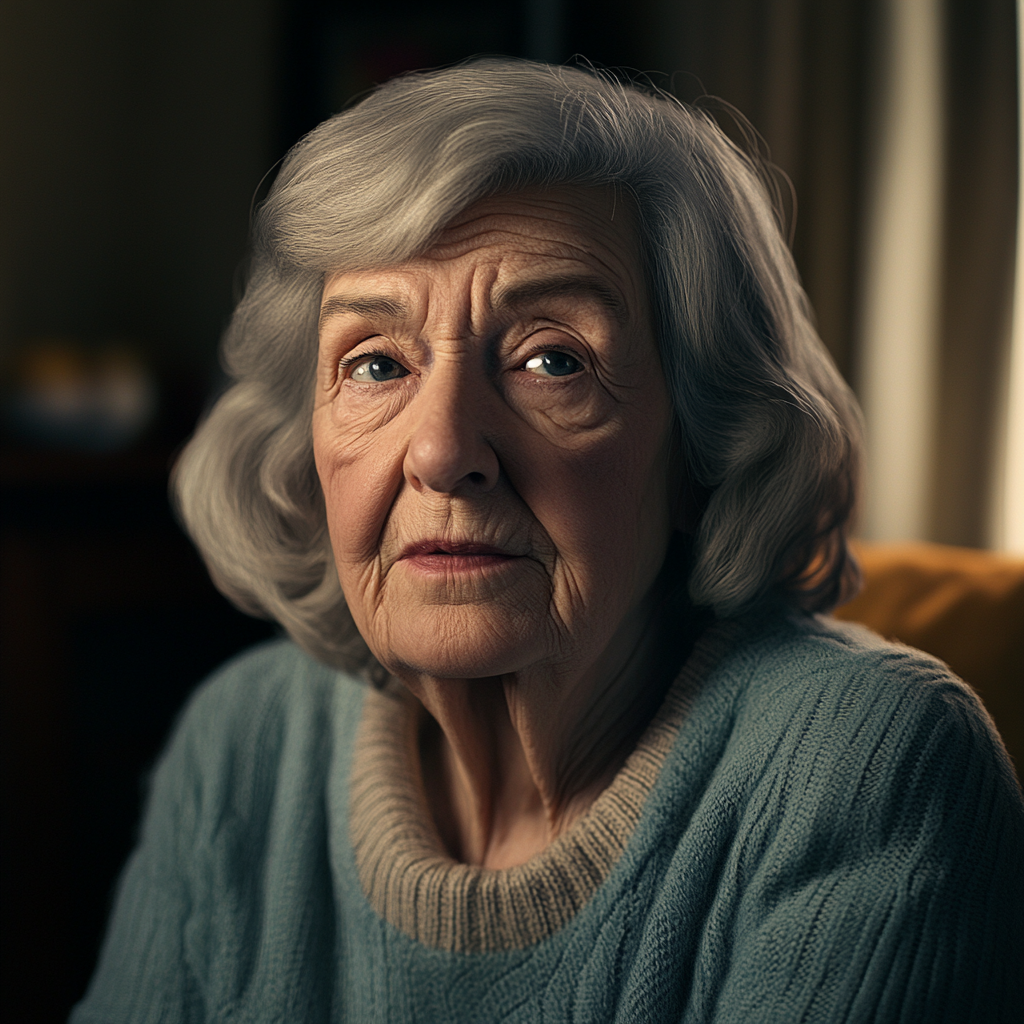 An older woman in her living room | Source: no source