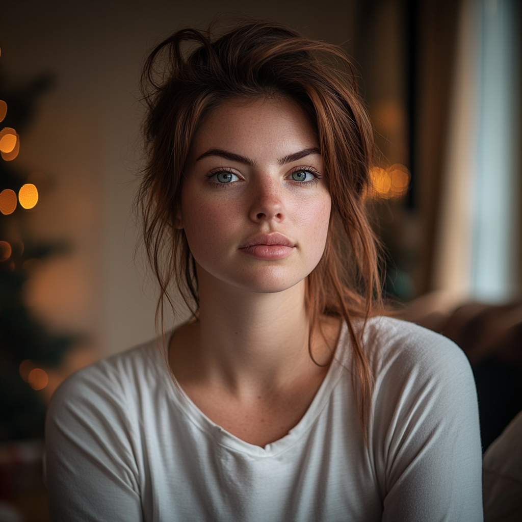 A woman with a determined look | Source: No source