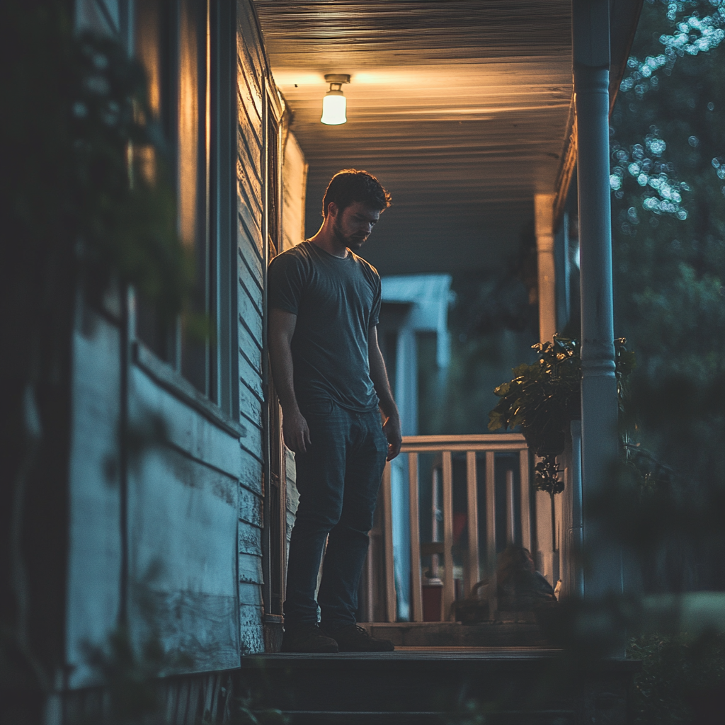 A man preparing to leave his house | Source: No source