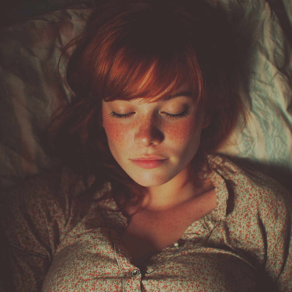 A woman sleeping in her bed | Source: no source