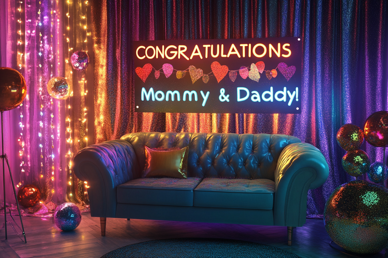 A pregnancy announcement party | Source: no source