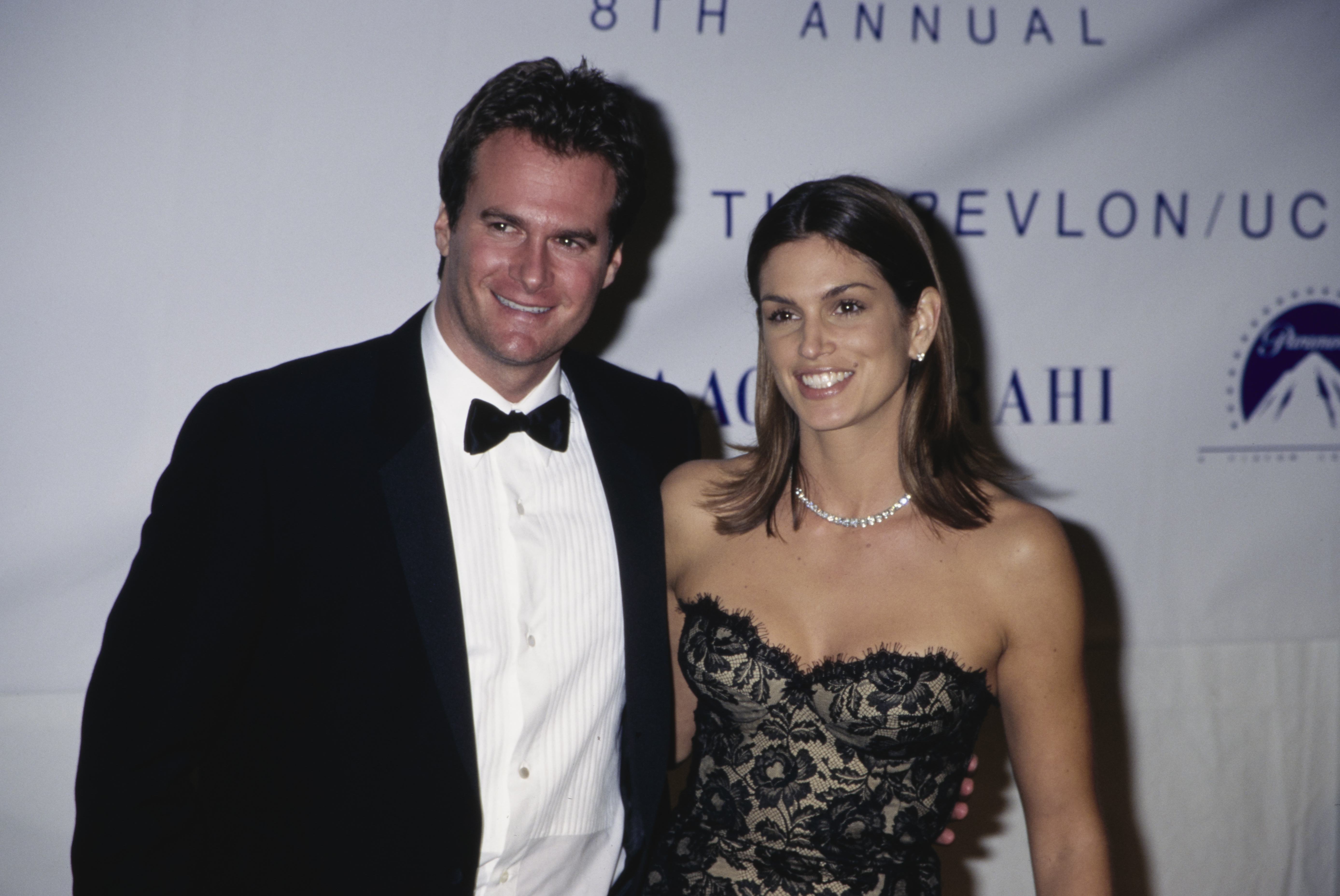 Cindy Crawford and Rande Gerber during the Fire & Ice Ball on September 7, 1997 | Source: Getty Images