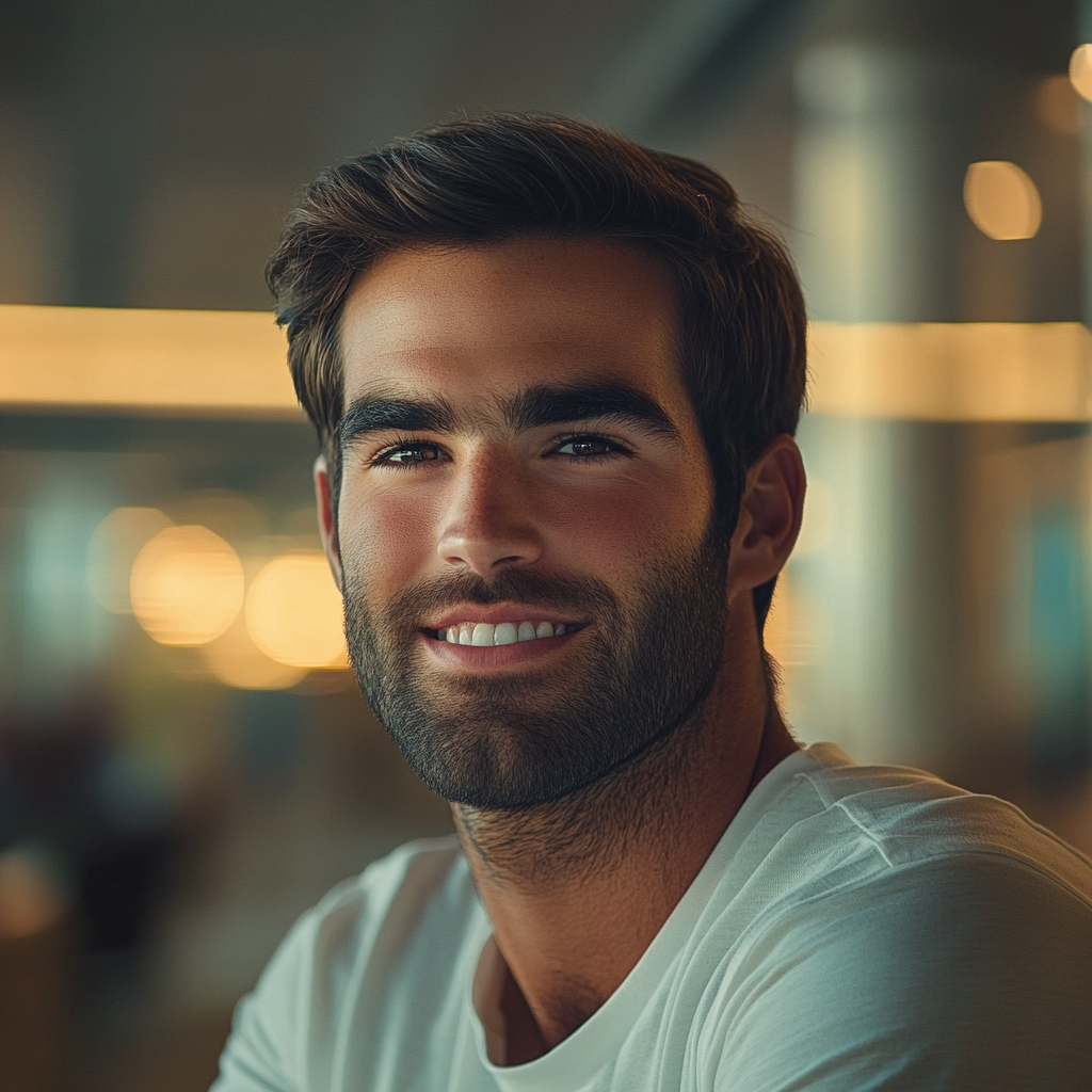 A man smiling | Source: no source