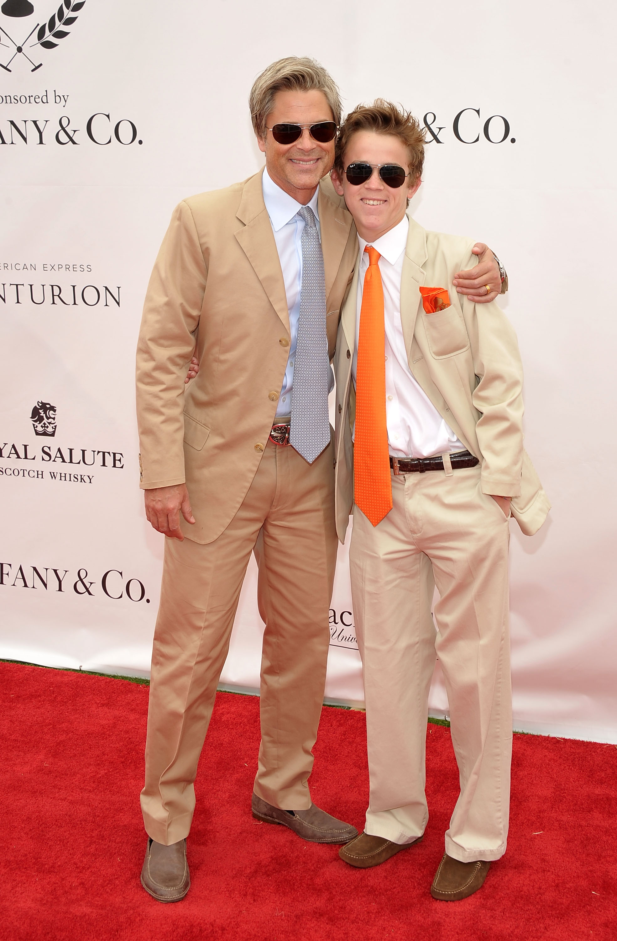 Rob and John Owen Lowe arrive at The Foundation Polo Challenge sponsored by Audi at the Santa Barbara Polo & Racquet Club on July 9, 2011, in Santa Barbara, California. | Source: Getty Images